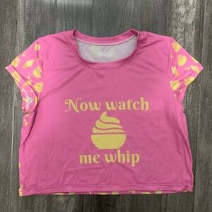 Now watch me whip dole whip inspired crop tee